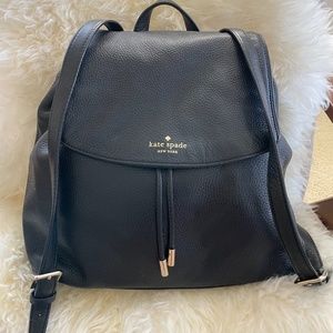 kate spade leather sinch medium backpack